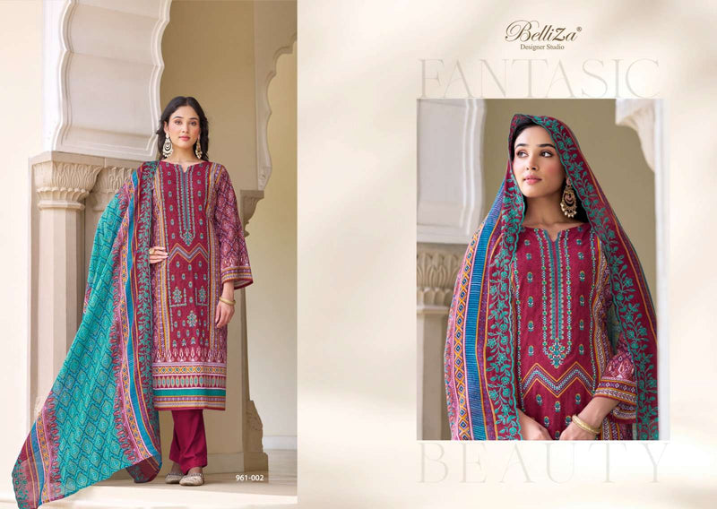 Belliza Designer Studio Zubiya Vol 2 Cotton Digital Print Salwar Kameez