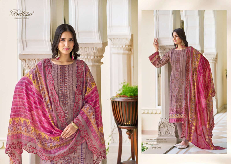 Belliza Designer Studio Zubiya Vol 2 Cotton Digital Print Salwar Kameez