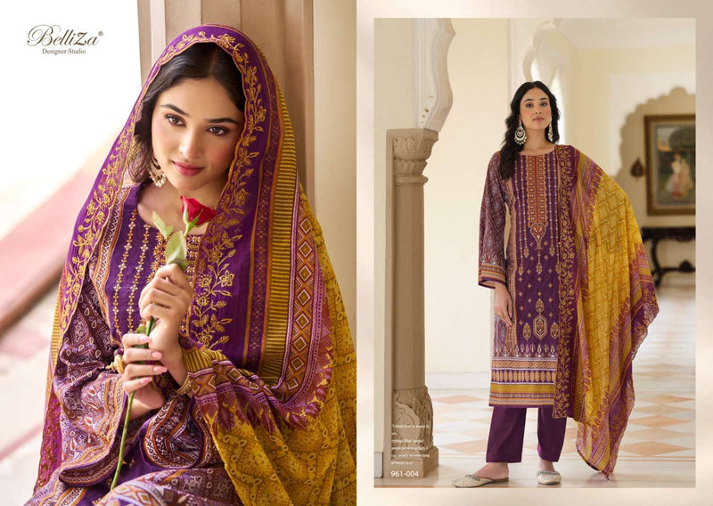 Belliza Designer Studio Zubiya Vol 2 Cotton Digital Print Salwar Kameez