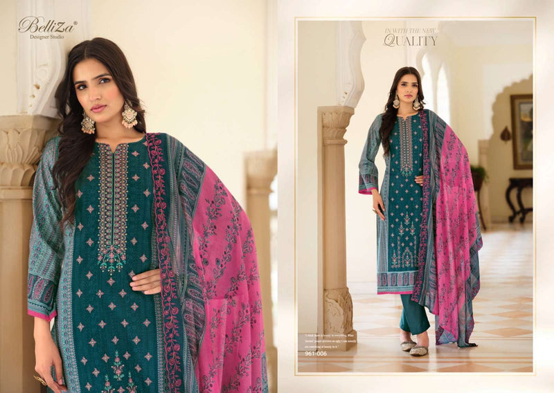 Belliza Designer Studio Zubiya Vol 2 Cotton Digital Print Salwar Kameez