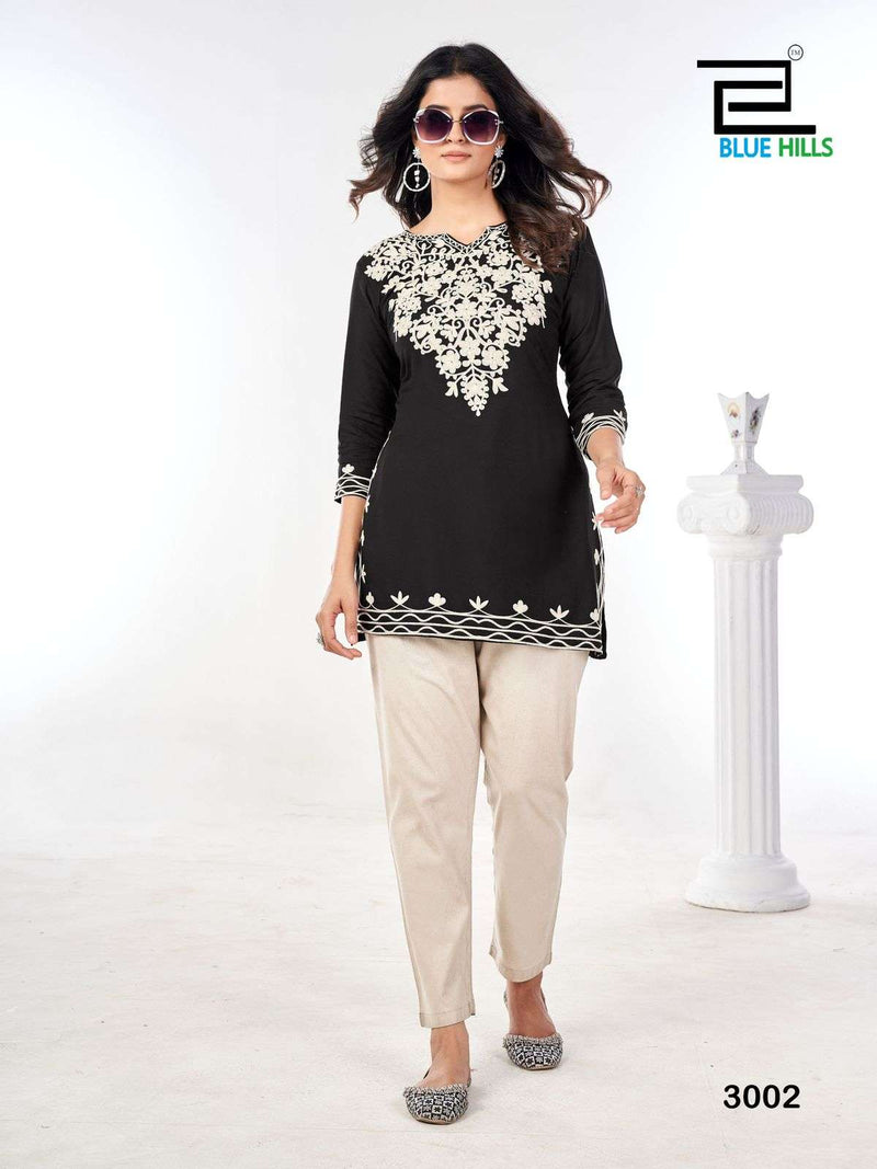 Blue Hills Gulmarg Vol 3 Rayon Daily Wear Trnding Short Kurti