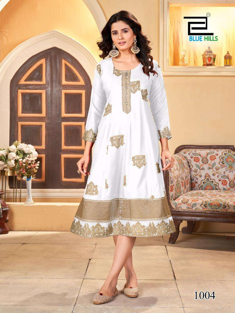 Blue Hills Palki Special Rayon Anarkali Style Daily Wear Gown