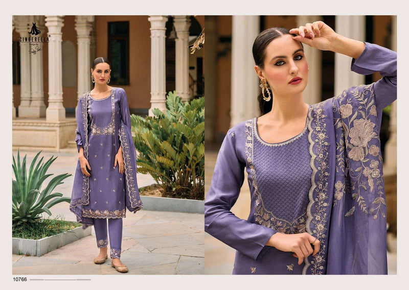 Cinderella Albeli Muslin Embroidery Work Designer Festival Wear Salwar Suit