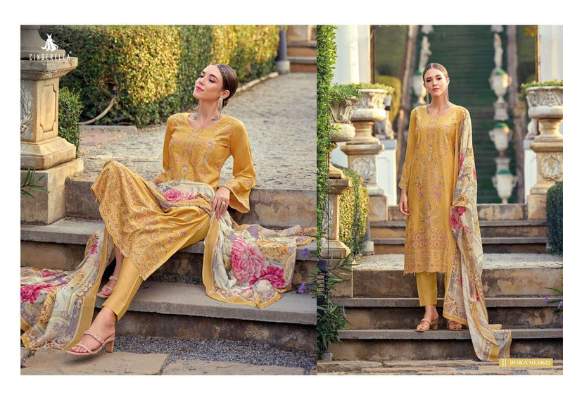 Cinderella Sarisha Vol 4 Muslin Boring Embroidery Heavy Designer Salwar Suit