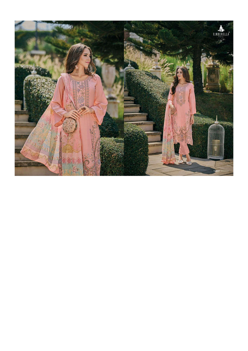 Cinderella Scarlett Muslin Embroidery Designer Party Wear Salwar Suit