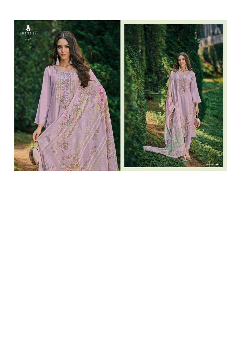 Cinderella Scarlett Muslin Embroidery Designer Party Wear Salwar Suit