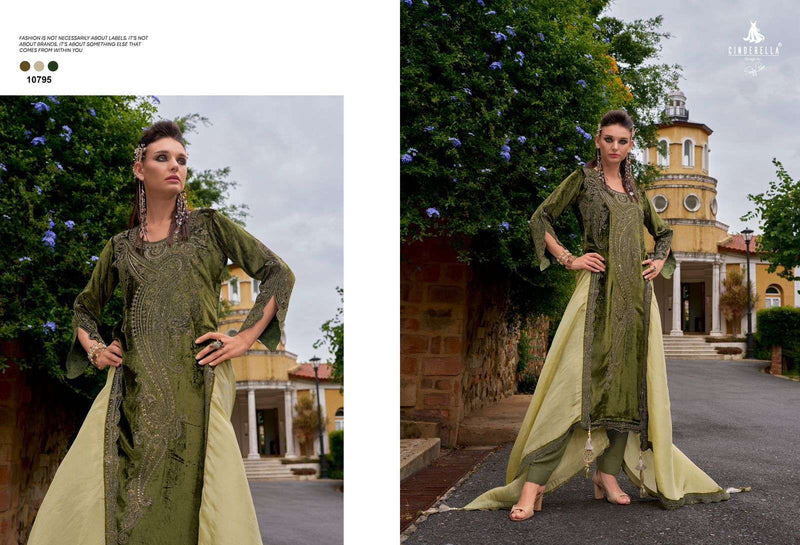 Cinderella Makhmal E Kahani Vol 2 Velvet Desiner Embroidery Work Salwar Suit