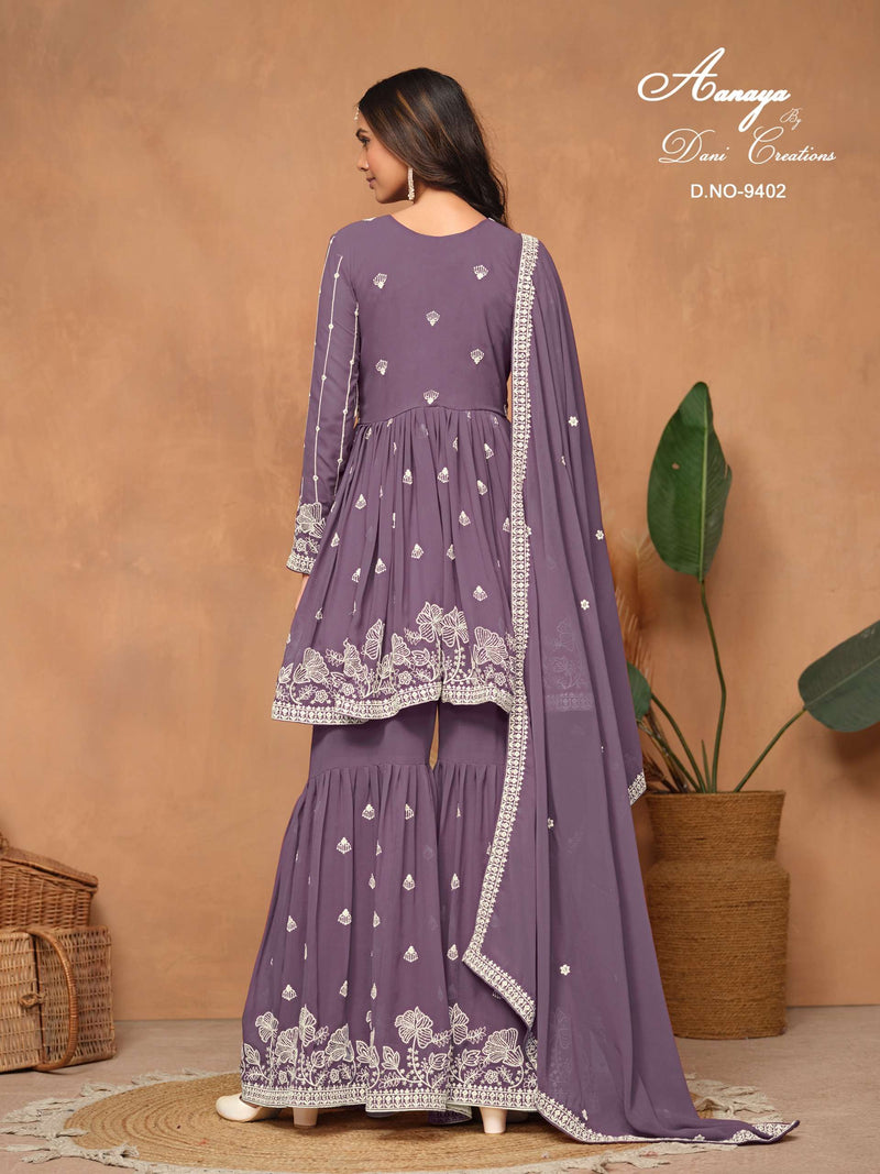 Dani Creation Aanaya 9400 Series Georgette Heavy Designer Party Wear Suit