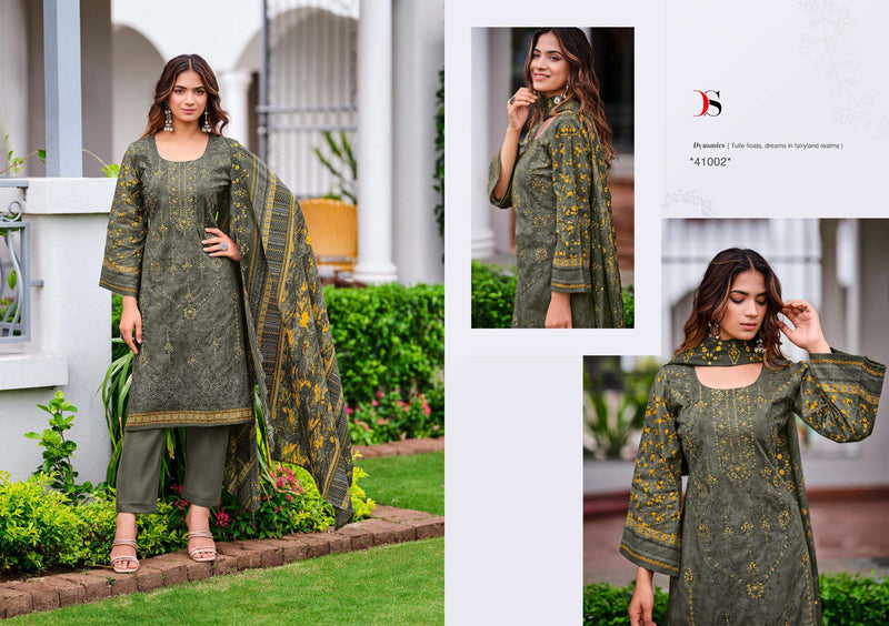 Deepsy Suits Bin Saeed Vol 11  Cotton With Heavy Self Embroidery Heavy Designer Salwar Suit