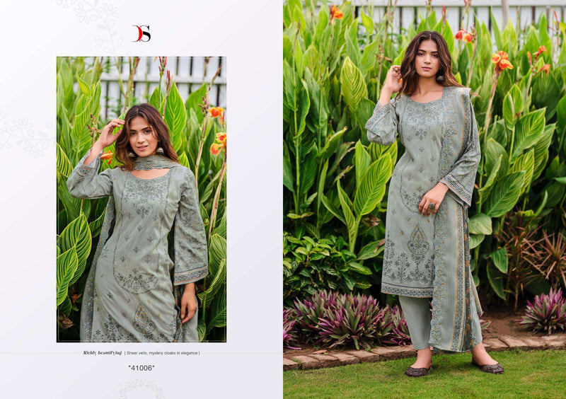 Deepsy Suits Bin Saeed Vol 11  Cotton With Heavy Self Embroidery Heavy Designer Salwar Suit