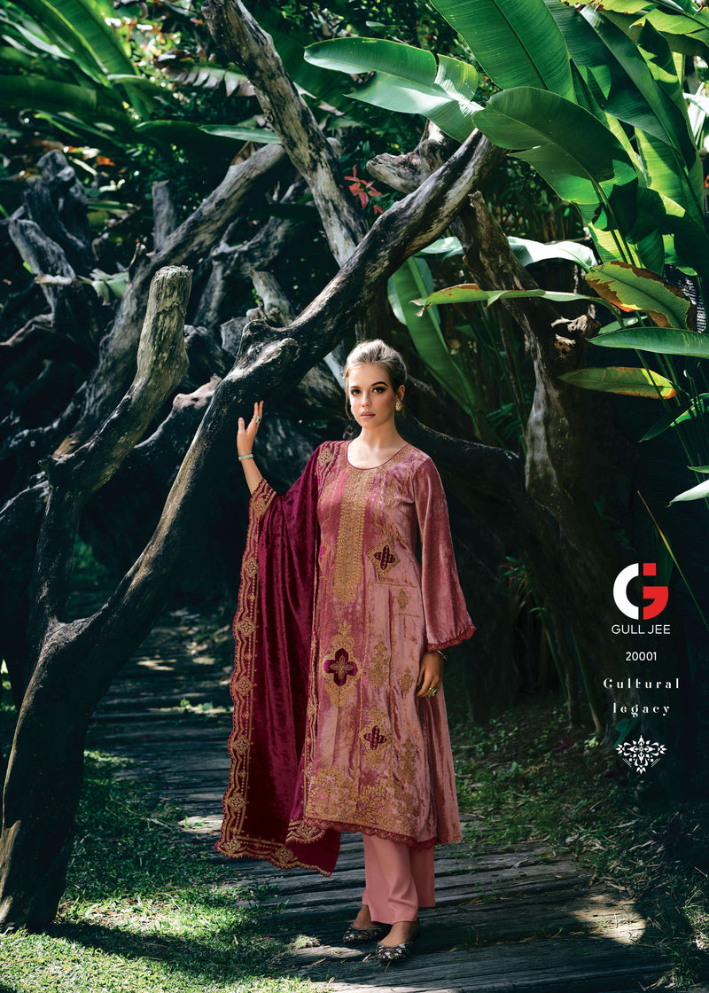 Deepsy Suits Gul Nasreen Viscose Velvet Heavy Embroidery Designer Suit