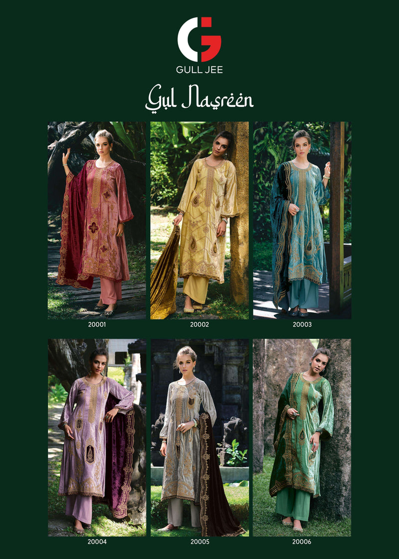 Deepsy Suits Gul Nasreen Viscose Velvet Heavy Embroidery Designer Suit