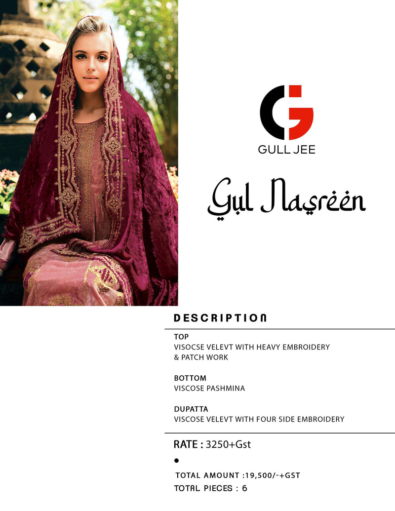 Deepsy Suits Gul Nasreen Viscose Velvet Heavy Embroidery Designer Suit