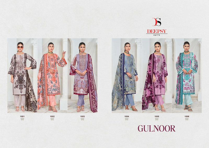 Deepsy Suits Gulnoor Cotton Print Self Embroidery Salwar Kameez