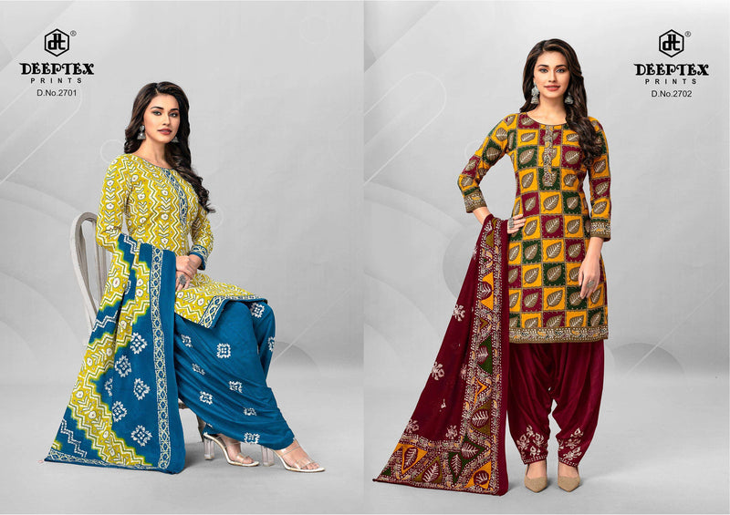 Deeptex Prints Batik Plus Vol 27 Cotton Daily Wear Suit