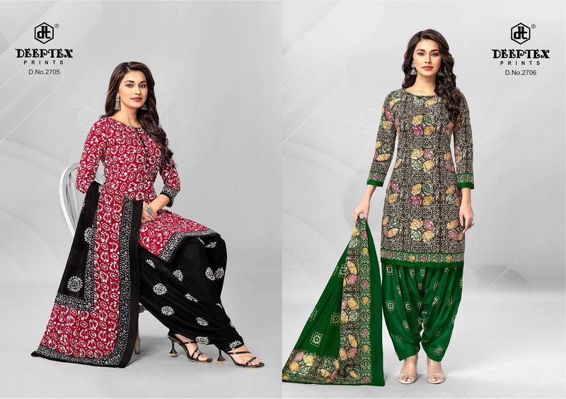 Deeptex Prints Batik Plus Vol 27 Cotton Daily Wear Suit