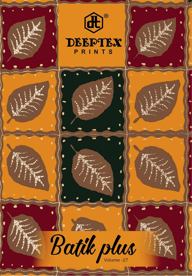 Deeptex Prints Batik Plus Vol 27 Cotton Daily Wear Suit