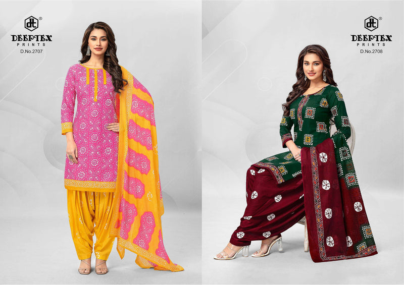 Deeptex Prints Batik Plus Vol 27 Cotton Daily Wear Suit