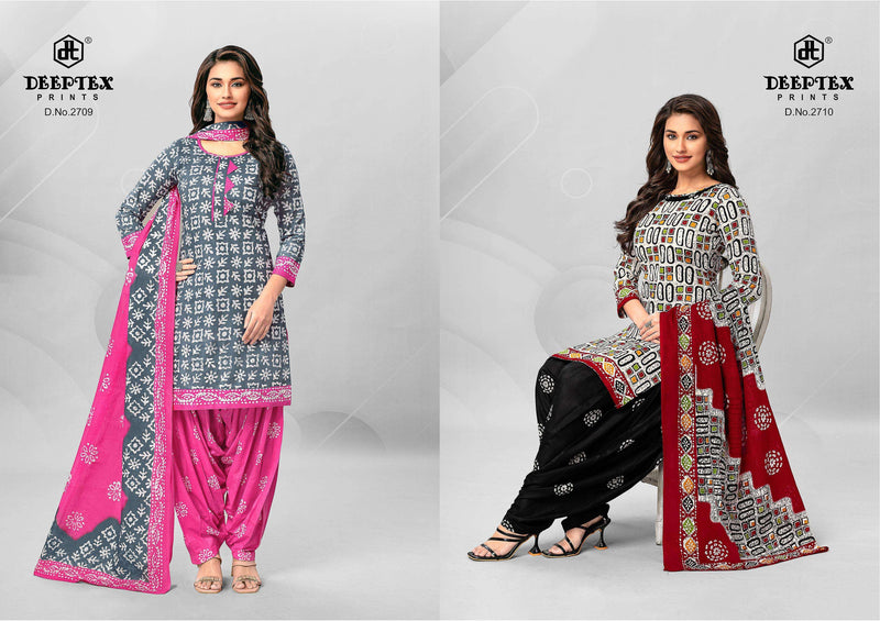 Deeptex Prints Batik Plus Vol 27 Cotton Daily Wear Suit