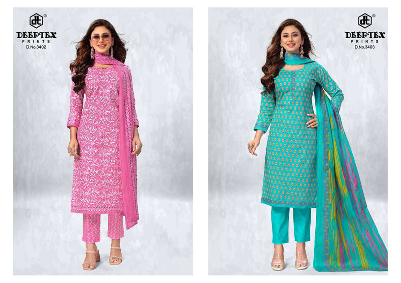 Deeptex Print Chief Guest Vol 34 Cotton Unstitched Salwar Suit For Daily Wear