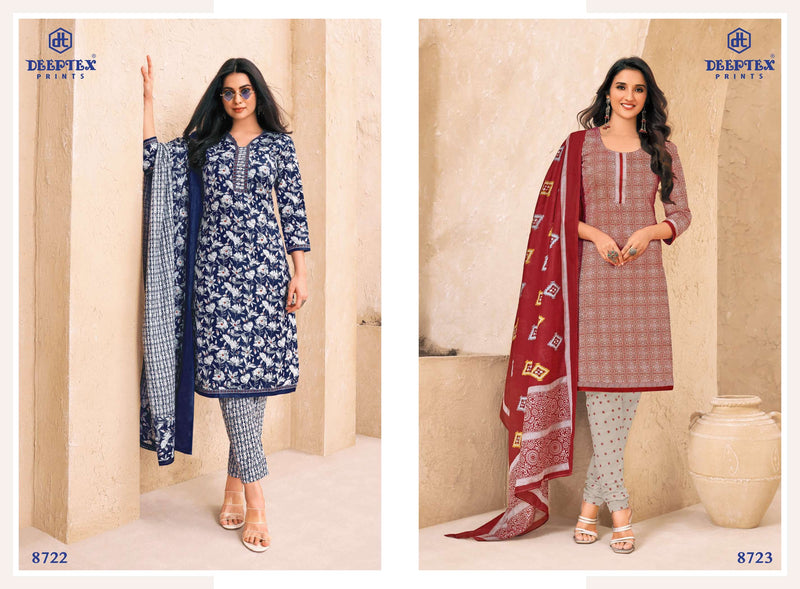 Deeptex Prints Miss India Vol 87 Cotton Printed Daily Wear Salwar Suits