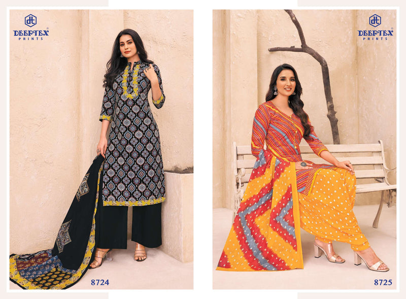 Deeptex Prints Miss India Vol 87 Cotton Printed Daily Wear Salwar Suits