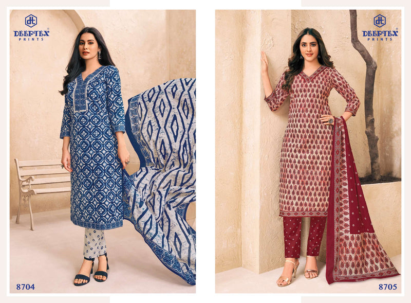 Deeptex Prints Miss India Vol 87 Cotton Printed Daily Wear Salwar Suits