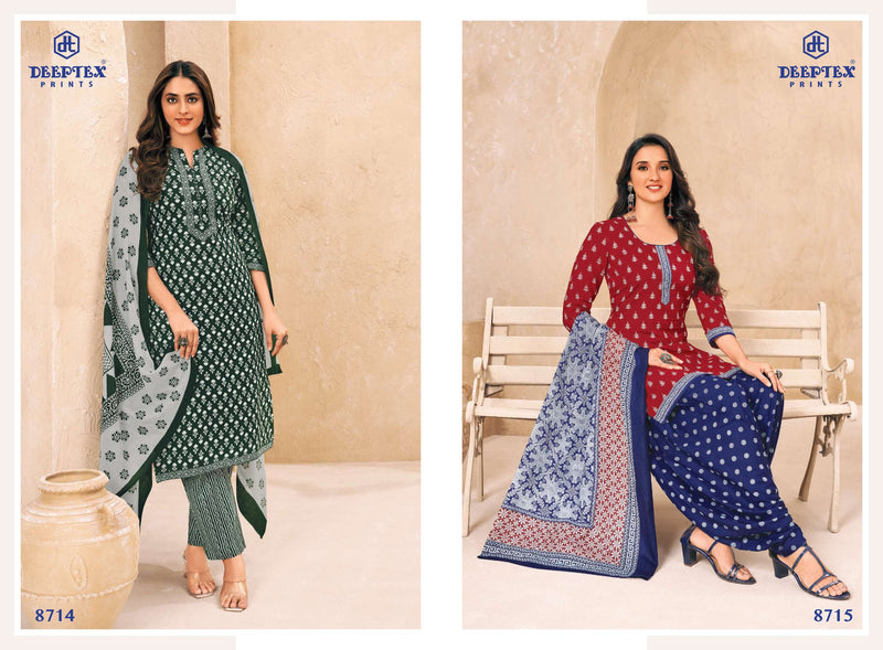 Deeptex Prints Miss India Vol 87 Cotton Printed Daily Wear Salwar Suits