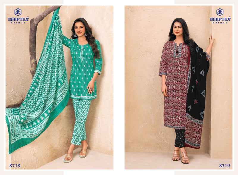 Deeptex Prints Miss India Vol 87 Cotton Printed Daily Wear Salwar Suits