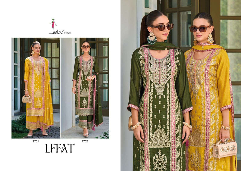 Eba Lifestyle Lffat Silk Emboidery Work Wessing Wear Suit Collection