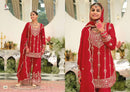 Eba Lifestyle Pallavi Heavy Chinon Embroidered Work Designer Sharara Suit