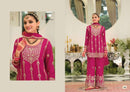 Eba Lifestyle Pallavi Heavy Chinon Embroidered Work Designer Sharara Suit