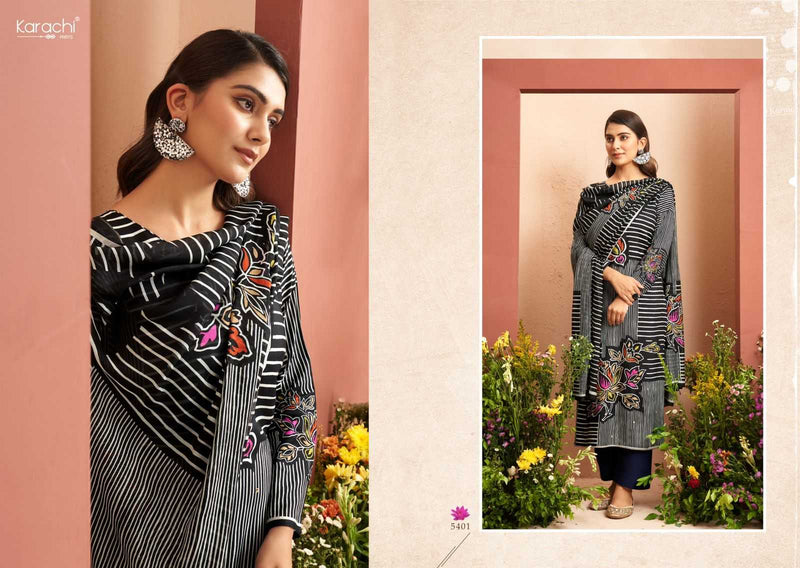 Kesar Karachi Print Evara Muslin Digitally Printed Salwar Suit