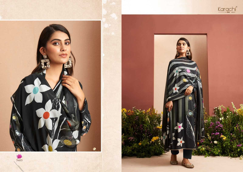 Kesar Karachi Print Evara Muslin Digitally Printed Salwar Suit