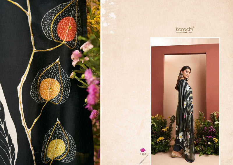 Kesar Karachi Print Evara Muslin Digitally Printed Salwar Suit