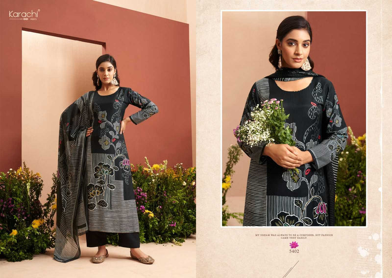 Kesar Karachi Print Evara Muslin Digitally Printed Salwar Suit