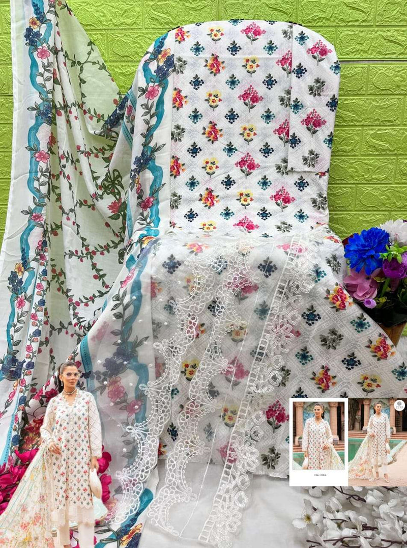 Ezra Hit Design 1006 Cotton Heavy Embroidery Designer Suit