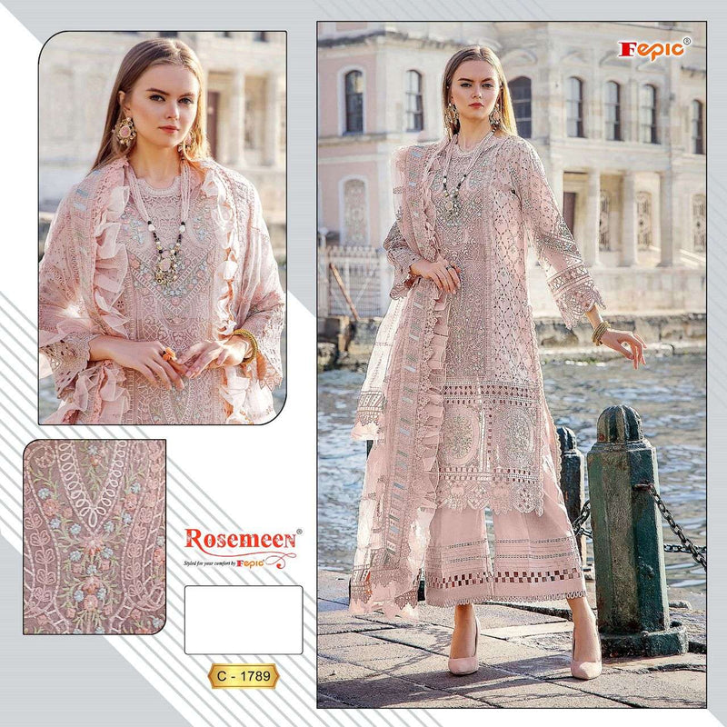 Fepic Rosemeen C 1789 Cotton Embroidered Designer Party Wear Salwar Suit