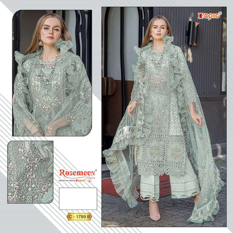 Fepic Rosemeen C 1789 Cotton Embroidered Designer Party Wear Salwar Suit