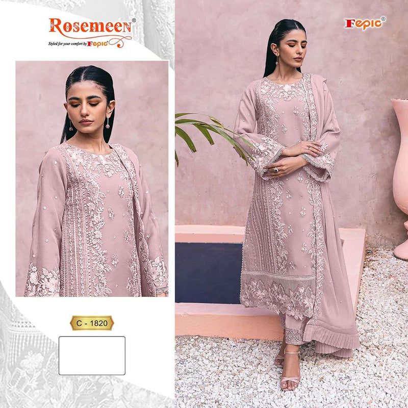 Fepic Rosemeen C 1820 Georgette Embroidered Designer Salwar Suit