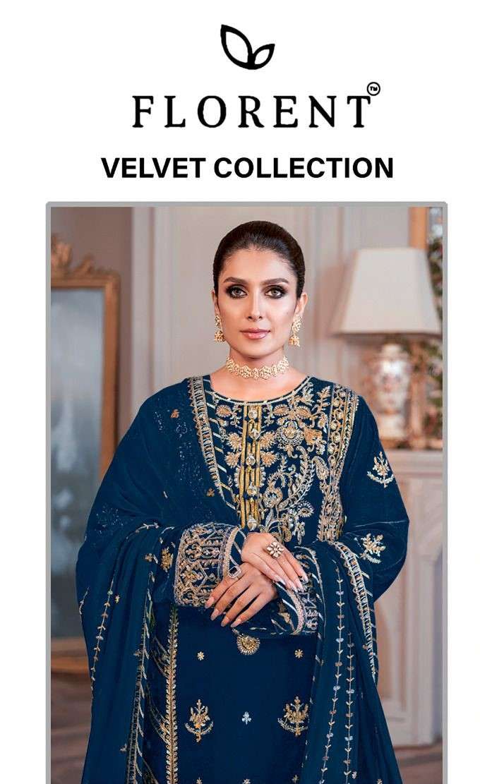 Florent Design No 1015 Abcd 9000 Velvet Designer Party Wear Suit