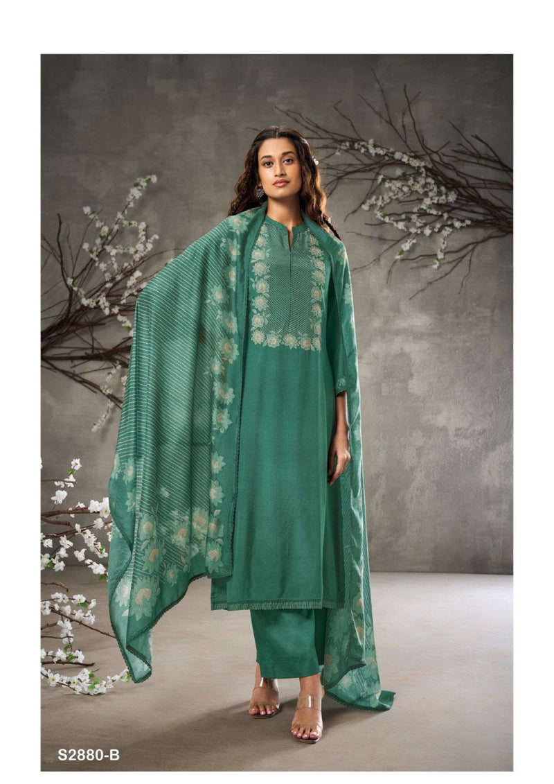 Ganga Fashion Conchaka 2880 Viscose Muslin Printed Salwar Kameez