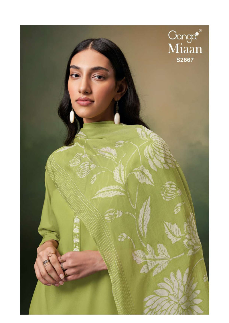 Ganga Fashion Miaan 2667 Cotton Printed Fancy Salwar Suit