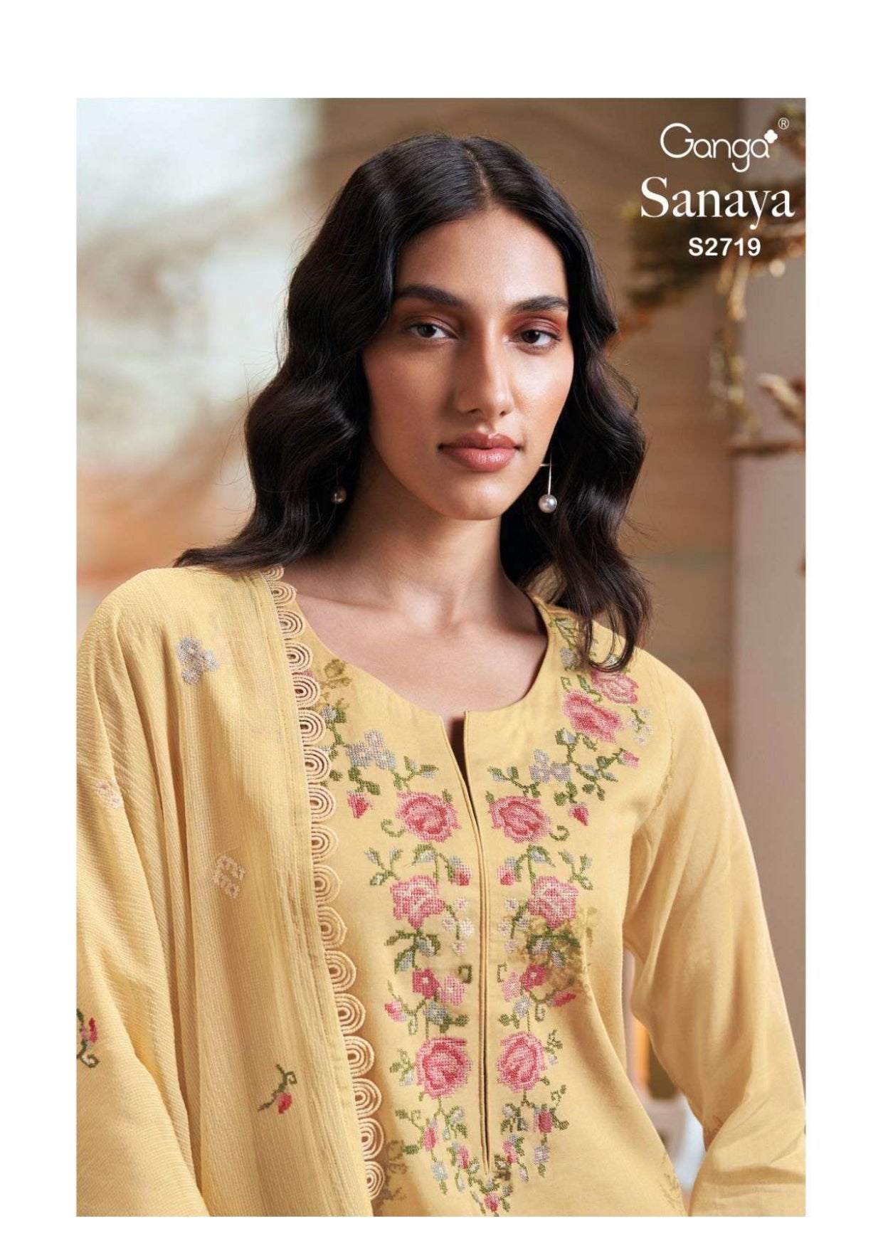 Ganga Fashion Sanaya 2719 Cotton Dobby Printed Designer Salwar Suit