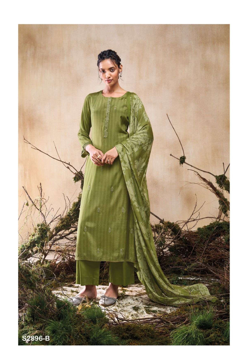 Ganga Fashion Tereza Viscose Muslin Printed Fancy Salwar Suit