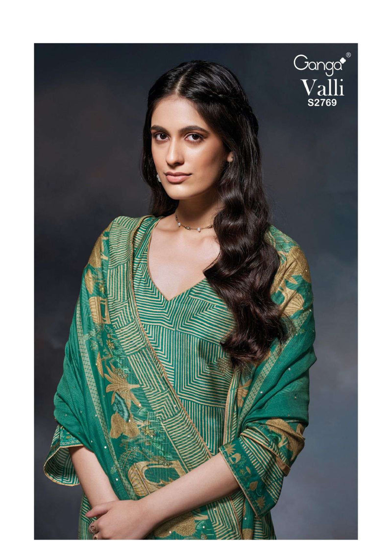 Ganga Fashion Valli 2769 Silk Printed Heavy Designer Salwar Suit