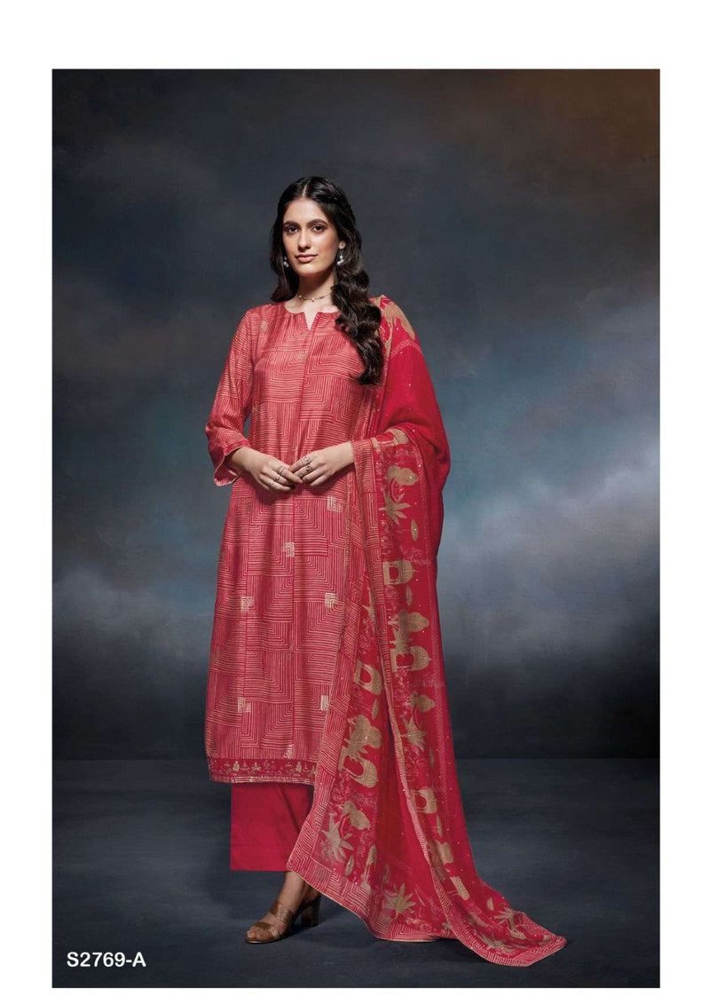 Ganga Fashion Valli 2769 Silk Printed Heavy Designer Salwar Suit