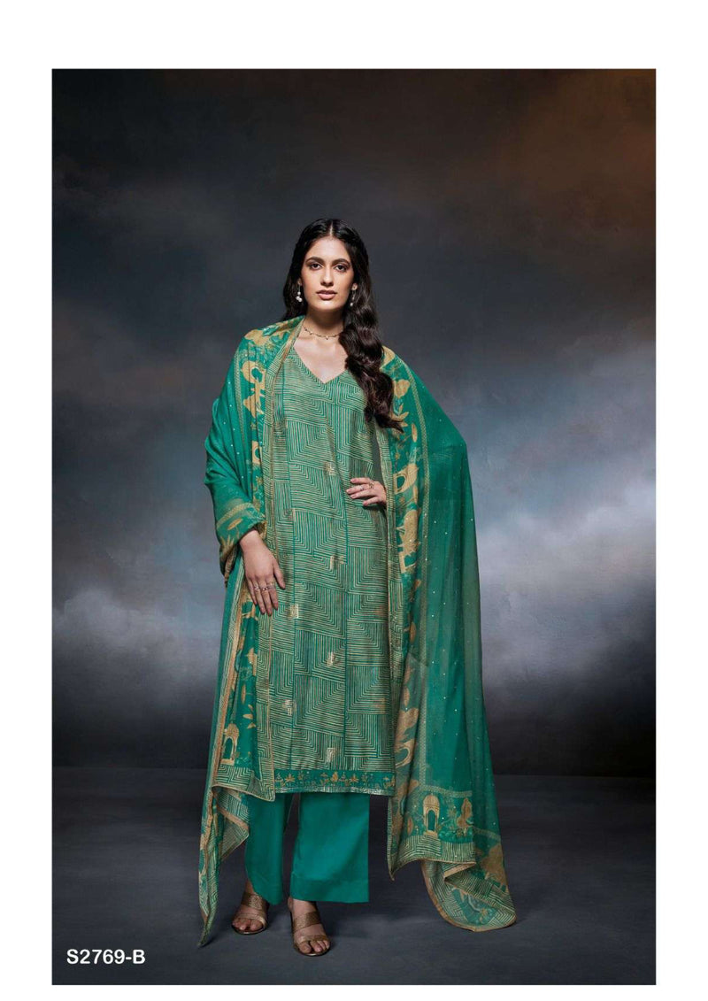 Ganga Fashion Valli 2769 Silk Printed Heavy Designer Salwar Suit