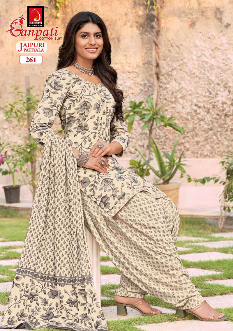 Ganpati Jaipuri Patiyala Special Vol 11 Cambric Cotton Daily Wear Salwar Suit