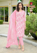 Ganpati Jaipuri Vol 17 Heavy Cotton Dress Material Salwar Suit